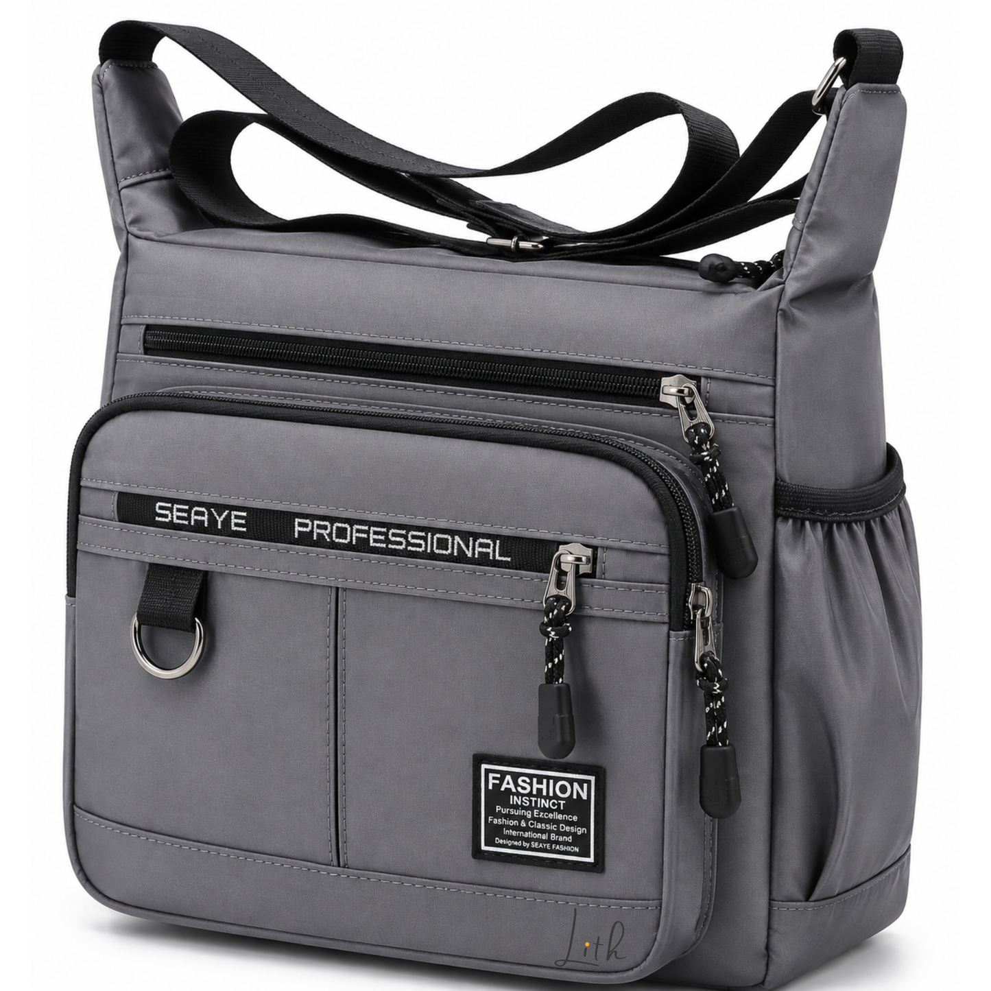 Multi-Pocket Crossbody Shoulder Bag | Water-Resistant Everyday Organiser