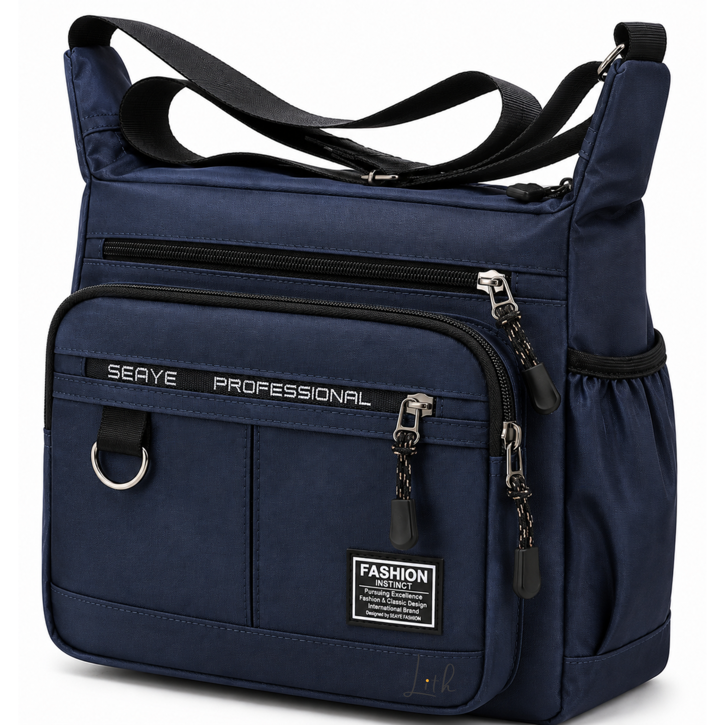Multi-Pocket Crossbody Shoulder Bag | Water-Resistant Everyday Organiser