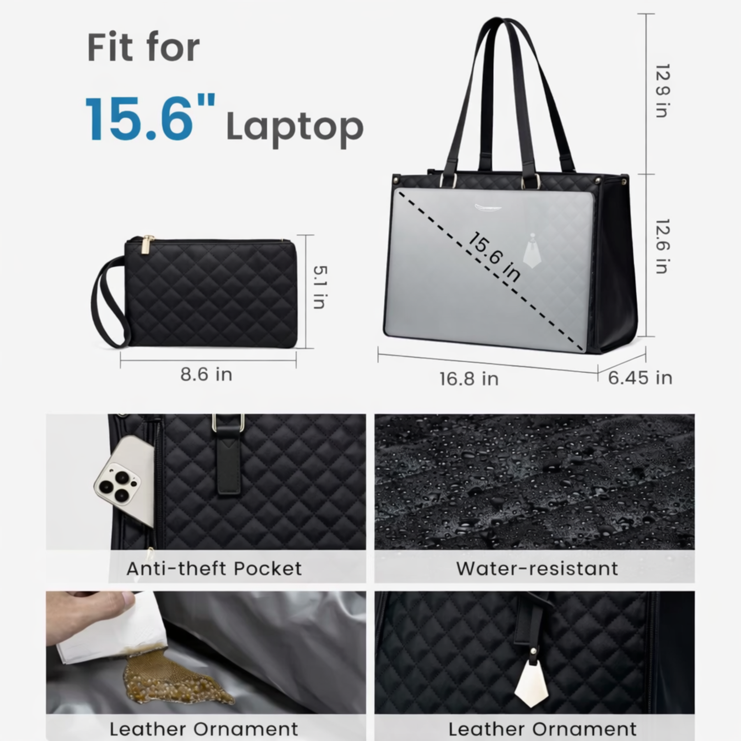 LITH Insulated Lunch Bag for Work – Thermal Lunch Tote for Women - LIMITED EDITION
