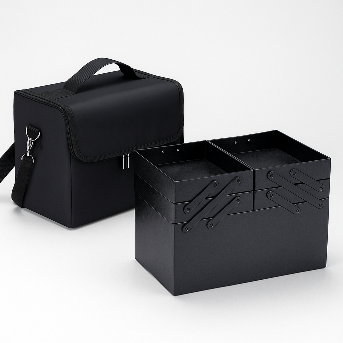 Makeup & Nail Beauty Travel Organizer Case