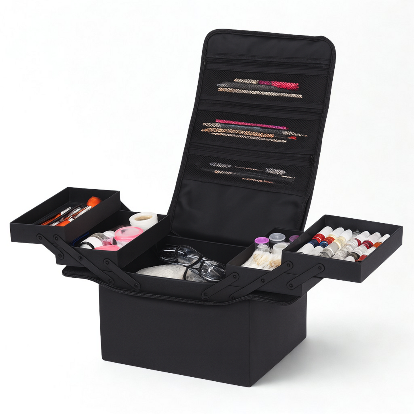 Makeup & Nail Beauty Travel Organizer Case