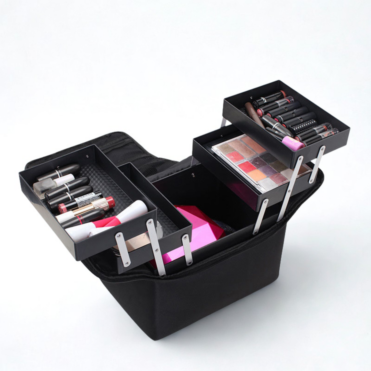 Makeup & Nail Beauty Travel Organizer Case