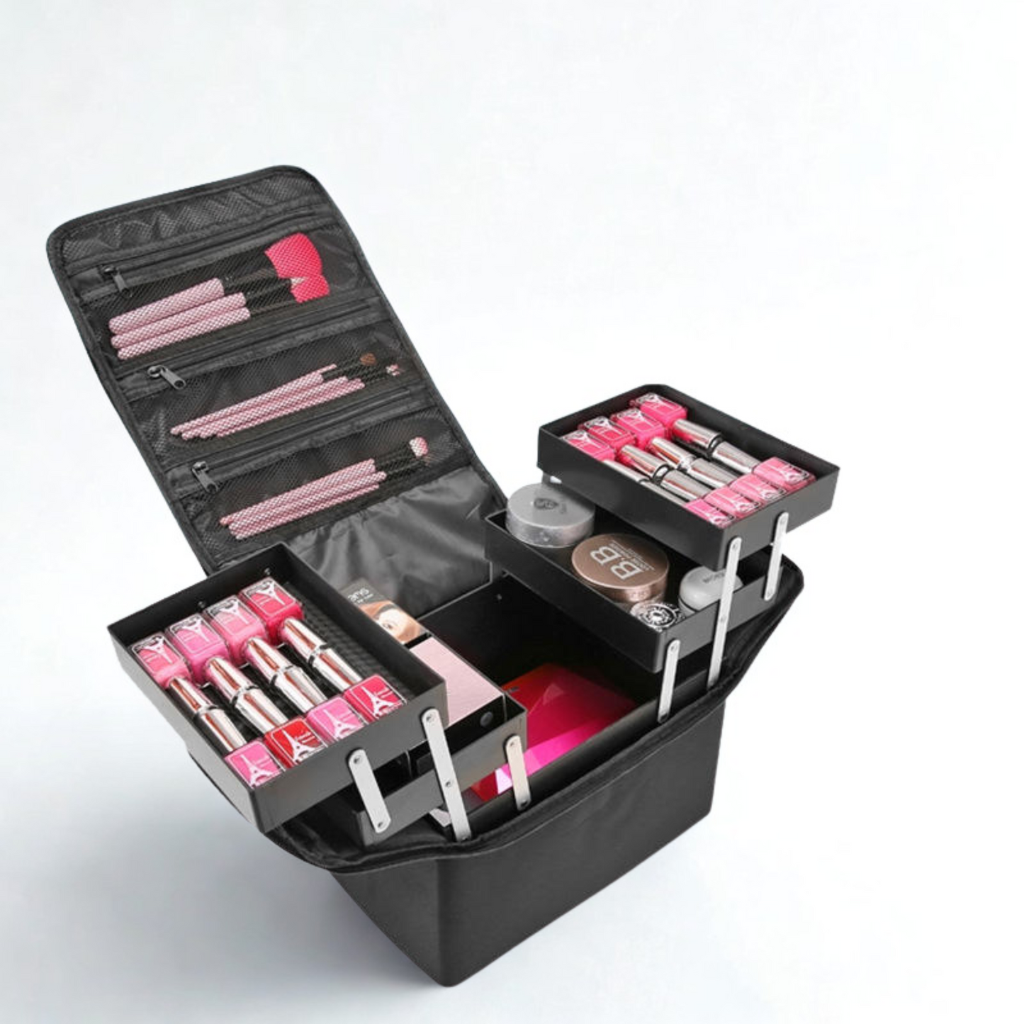 Makeup & Nail Beauty Travel Organizer Case