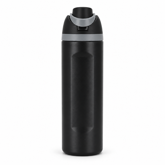 LITH 710ml sports water bottle in Black – insulated sports water bottle