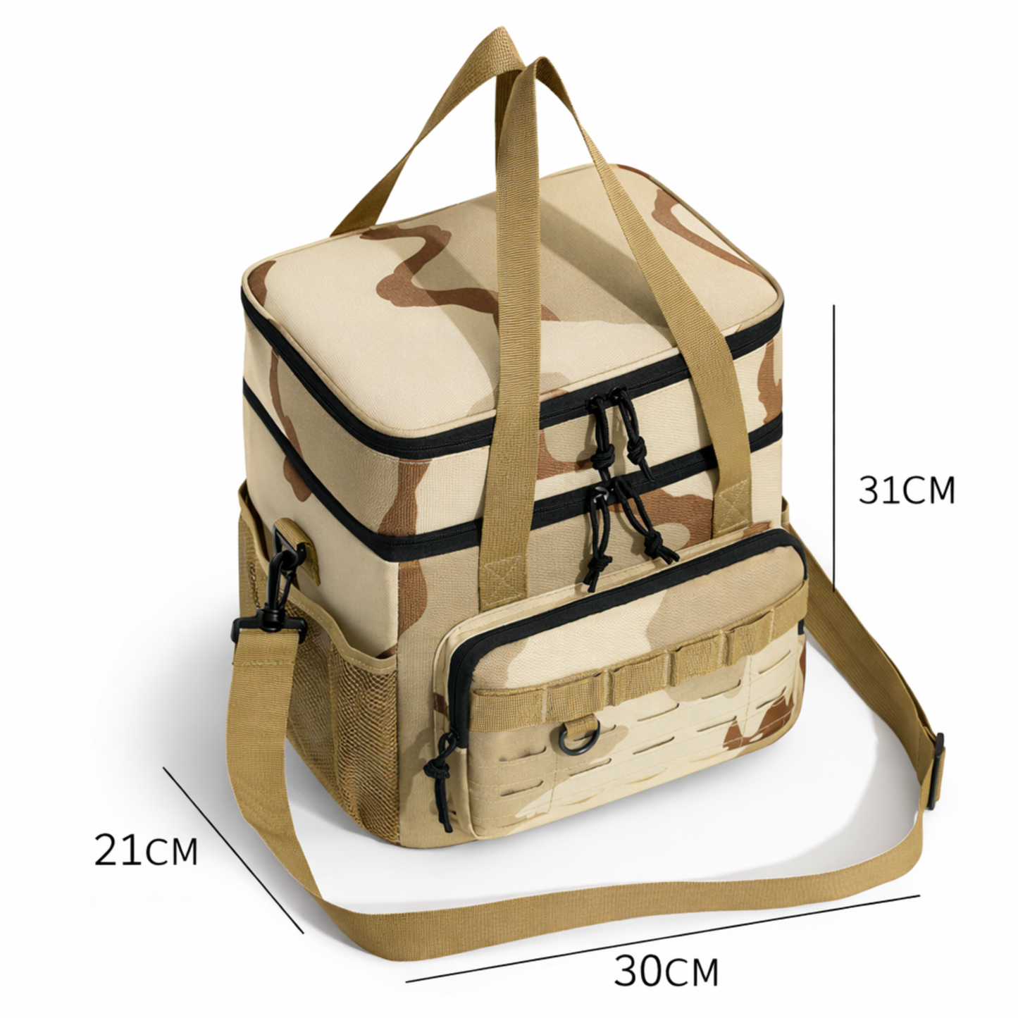 LITH Tactical Double Layer Cooler Bag – Insulated Lunch & Travel Cooler