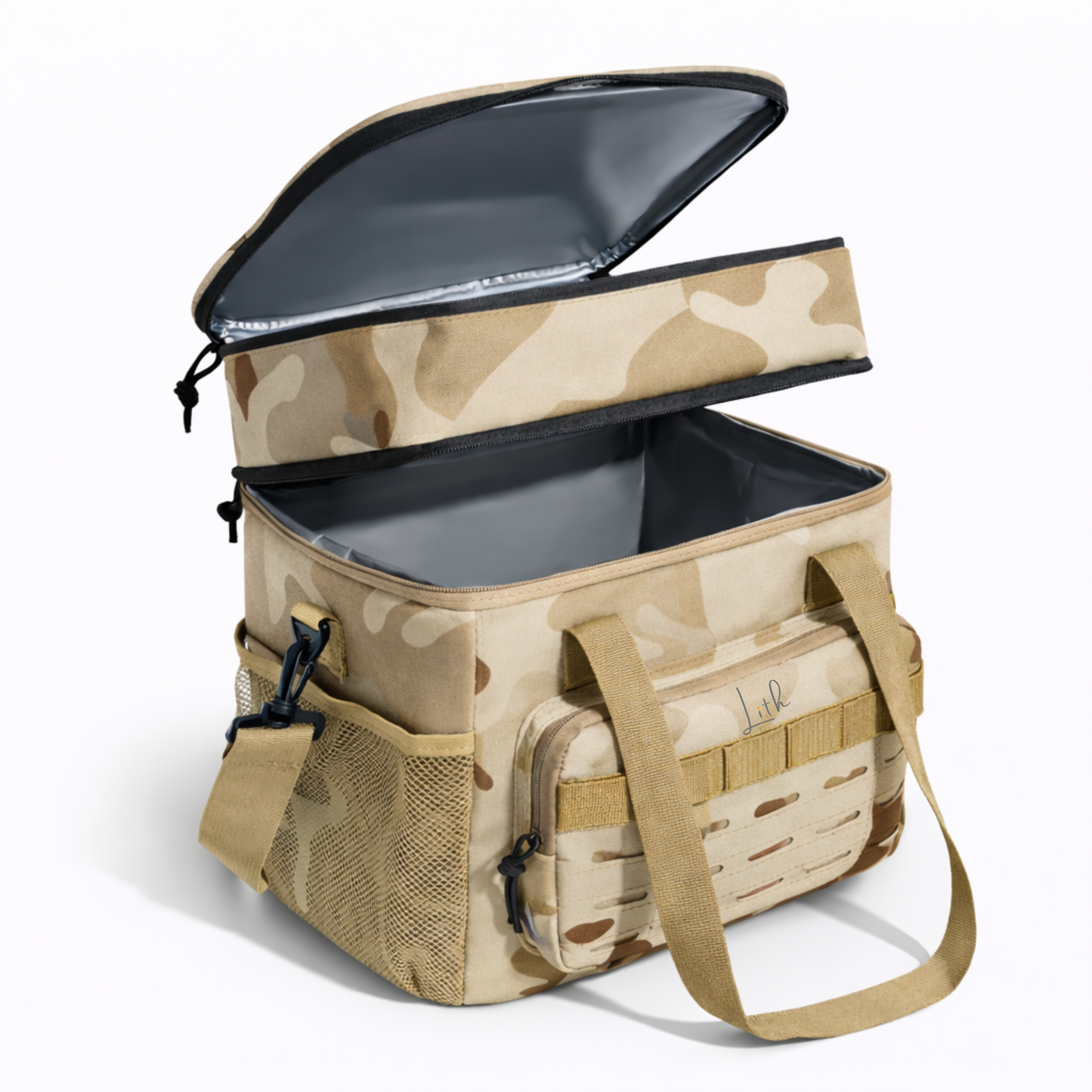 LITH Tactical Double Layer Cooler Bag – Insulated Lunch & Travel Cooler