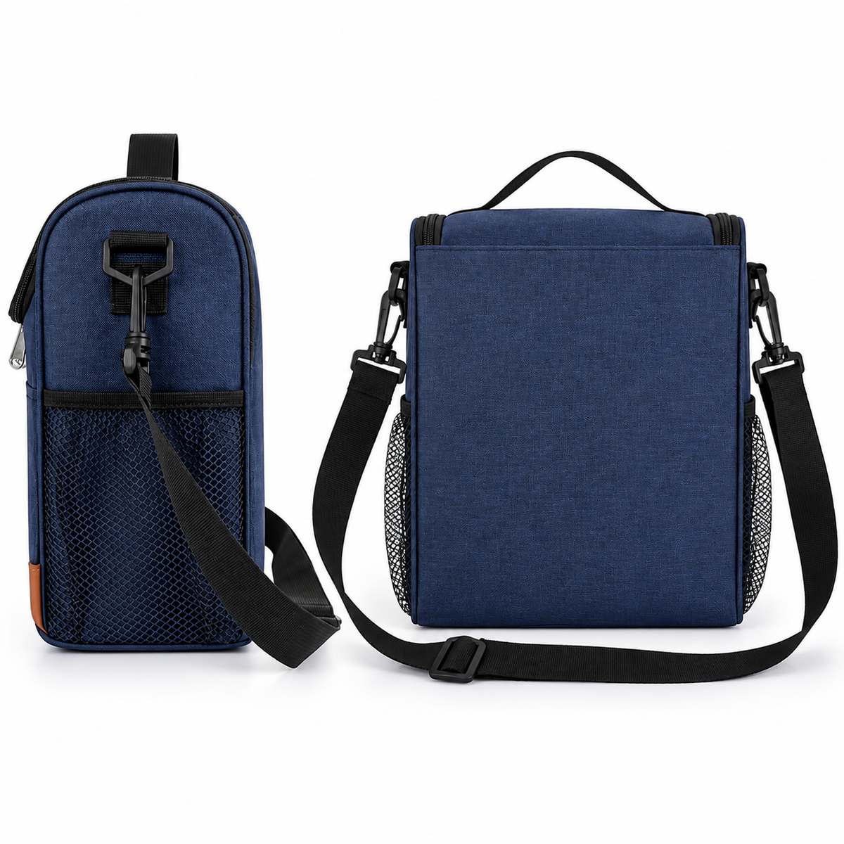 LITH 7L Insulated Lunch Bag – Water-Resistant Oxford Cooler Bag with Shoulder Strap & Mesh Side Pockets