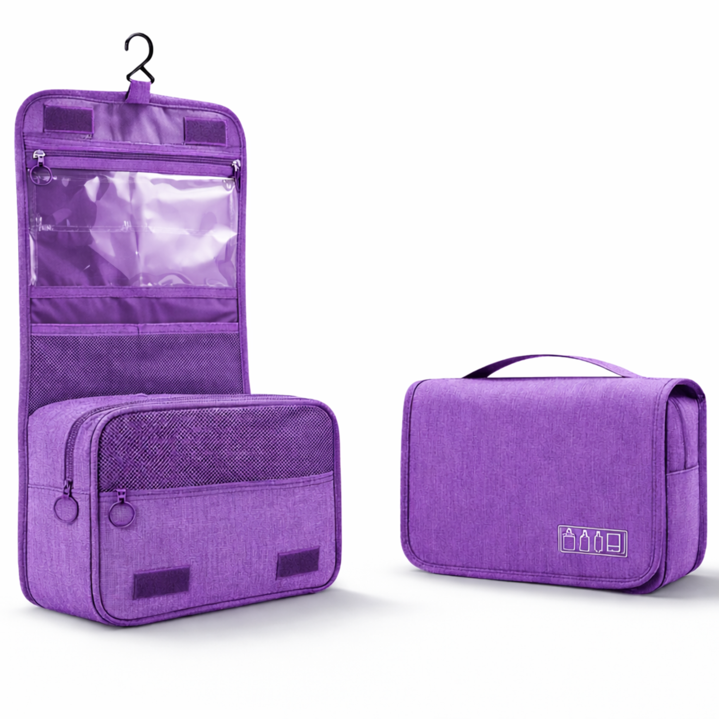 Waterproof Hanging Travel Toiletry & Makeup Shower Bag