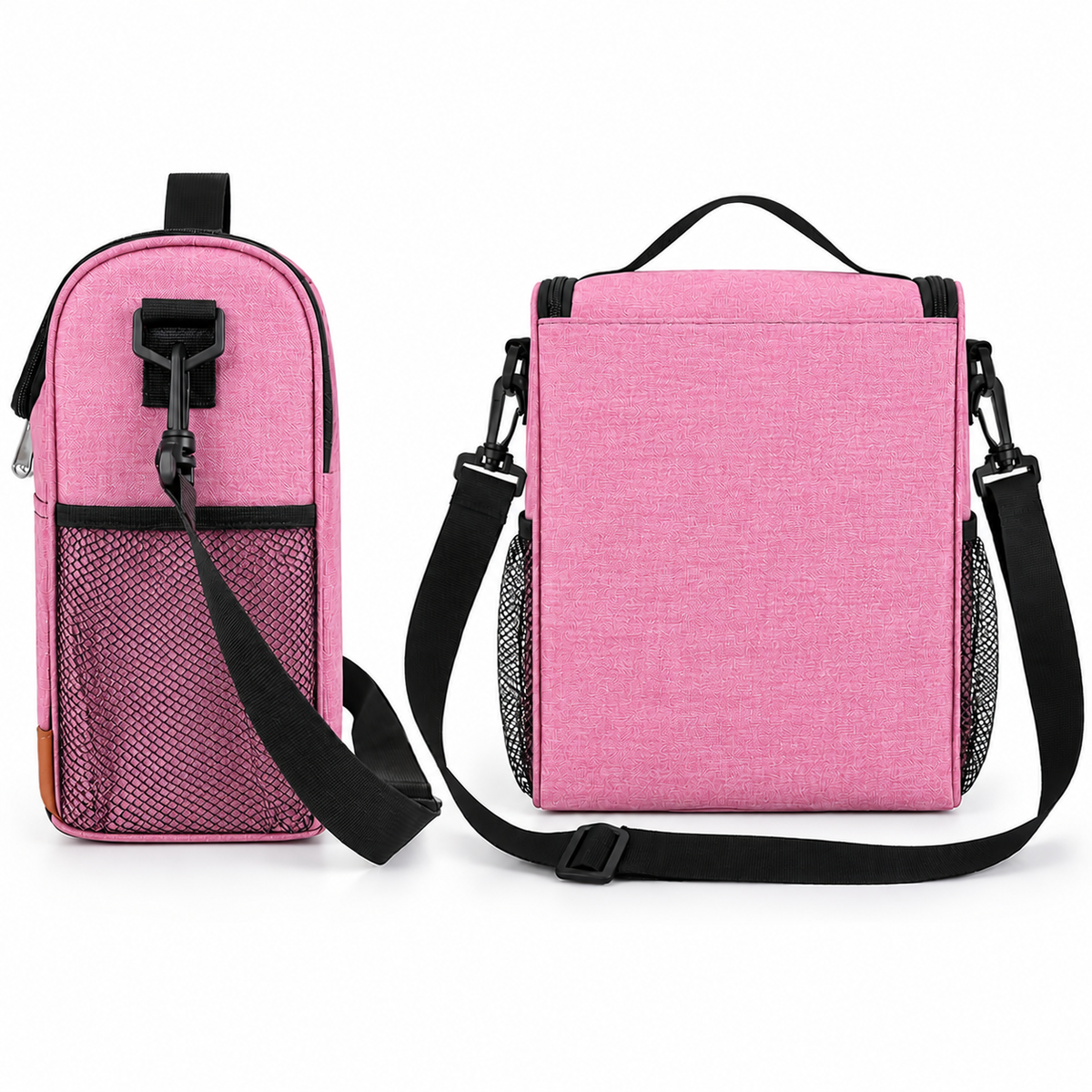 LITH 7L Insulated Lunch Bag – Water-Resistant Oxford Cooler Bag with Shoulder Strap & Mesh Side Pockets