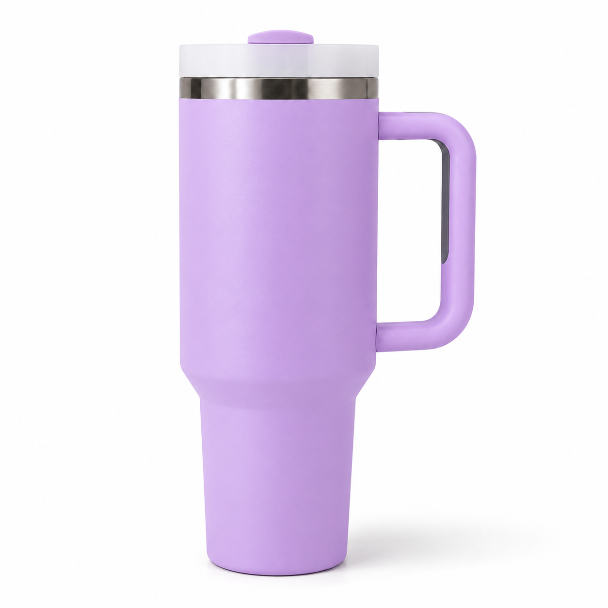 LITH 1200ml Insulated Tumbler with Handle & Straw — Leakproof Stainless Steel Travel Mug