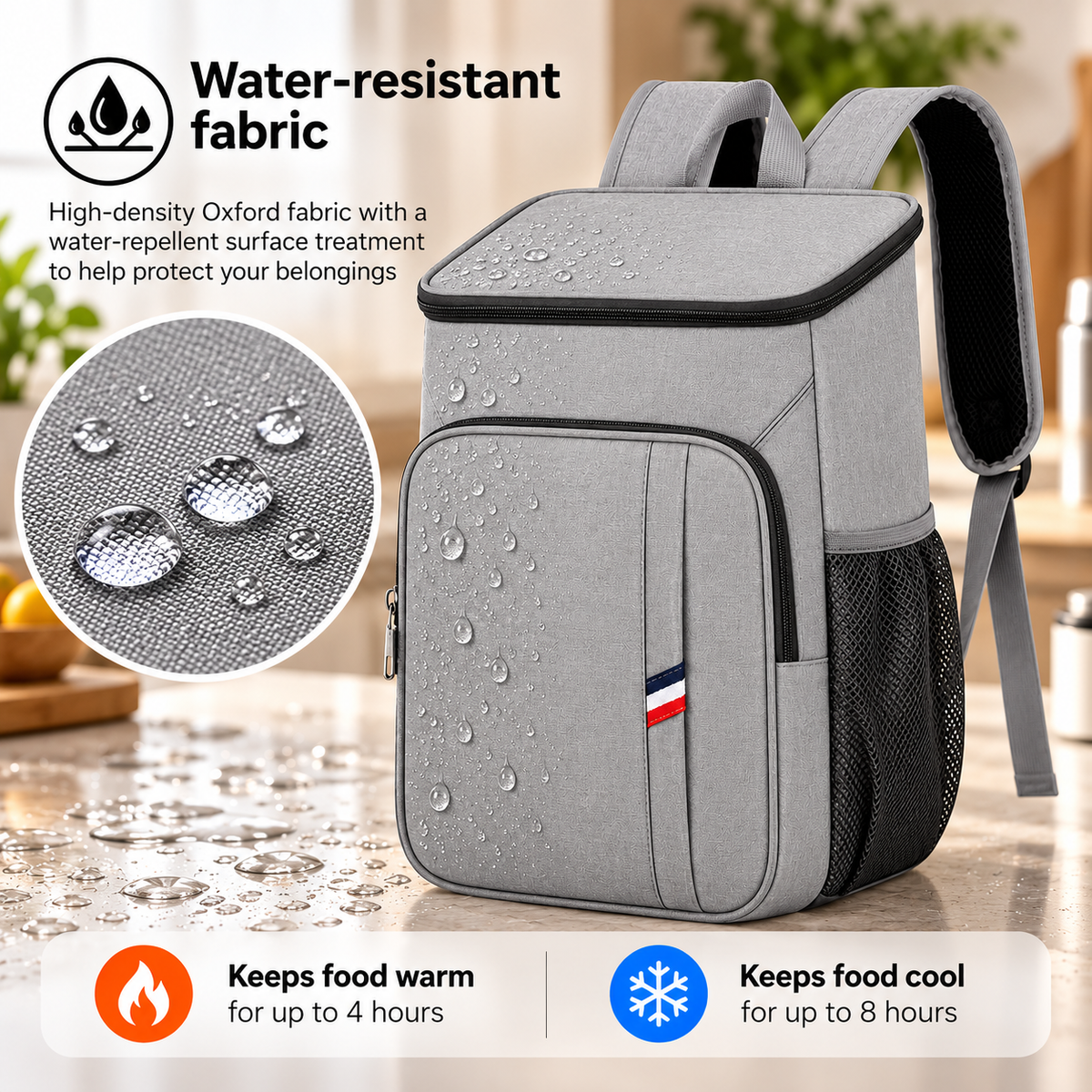 LITH 24L Cooler Backpack – Insulated Lunch & Picnic Day Pack